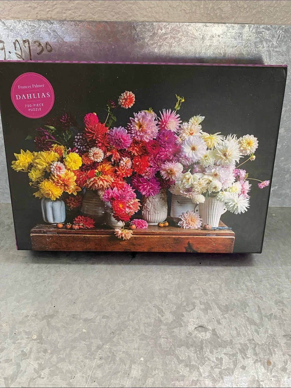 Frances Palmer Dahlias Faux Floral Arrangement - Pink, Red, Yellow, White